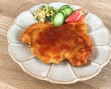 チキンステーキ＊ハニーケチャップソース作り方5写真