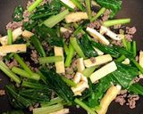 小松菜と豆腐そぼろ丼作り方3写真