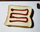 男の一人暮らし。簡単ピザトースト風。作り方6写真