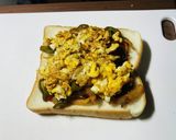 男の一人暮らし。簡単ピザトースト風。作り方8写真