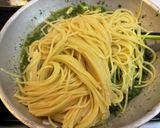 ゴロゴロ　サラダチキンの生バジルパスタ作り方6写真
