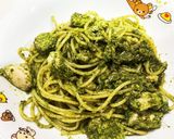 ゴロゴロ　サラダチキンの生バジルパスタ作り方8写真