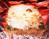 大葉ジェノベーゼソースとチーズのトースト作り方5写真