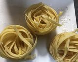 簡単明太子のクリームパスタ作り方1写真