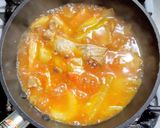 豚ロース肉とセロリのトマト煮作り方4写真