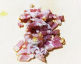 ベーコンのふわふわスクランブルエッグ作り方1写真