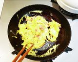 ベーコンのふわふわスクランブルエッグ作り方6写真