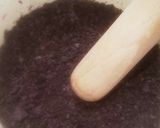 材料3つ●チョコムース×果物キウイ入り●作り方2写真