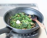 美味しい【空芯菜とベーコンのバターソテー作り方6写真