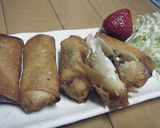 ささみチーズ入り♪春巻き作り方8写真