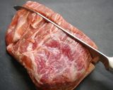 お弁当！ロースブロックとんかつカレー風味作り方1写真