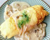 簡単★濃厚クリームオムライス作り方9写真