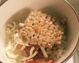 納豆キムチ卵のオートミール作り方2写真