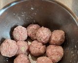 ハニーケチャップのミートボール作り方3写真