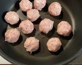 ハニーケチャップのミートボール作り方4写真