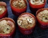 完熟バナナと紅茶のふわもちカップケーキ作り方13写真