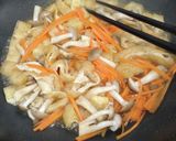 水煮たけのこの煮物(高知産細切り)作り方3写真