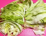 素麺の豚バラレタス塩ダレ炒めのっけ作り方3写真