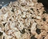 素麺の豚バラレタス塩ダレ炒めのっけ作り方4写真