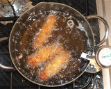 我が家の丼☆ちくわの肉巻きカツ丼作り方5写真