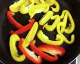 パプリカとピーマンの焼きびたし作り方1写真