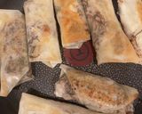 もずくたっぷり！豚肉と生姜の春巻き作り方9写真