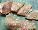 簡単　放置　青パパイヤ鶏胸肉切干大根蒸し作り方3写真