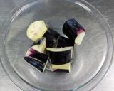 茄子の香味炒め作り方1写真