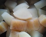 牛すじと源助大根のおでん作り方1写真