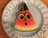 終わりゆく夏・・・メガネのスイカ君作り方4写真