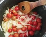 ミニトマトたっぷりハヤシライス作り方1写真