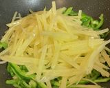 ジャガイモの青椒肉絲作り方4写真