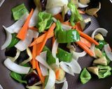 ピリ辛挽肉野菜炒め作り方2写真
