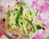 きゅうりとささみの創味シャンタン和え作り方5写真