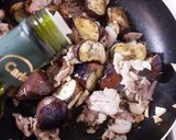 ガッツリ肉料理!豚肉となすのハーブ炒め作り方5写真