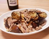 ガッツリ肉料理!豚肉となすのハーブ炒め作り方6写真