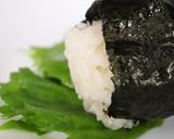 朝昼夕♪美味♪ちりめん山椒で焼き海苔結び作り方4写真