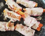 お弁当に◎おつまみに◎人参の豚巻き♪作り方3写真
