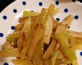 セロリとくず野菜のきんぴら作り方4写真