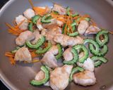 ヘルシー☆鶏むね肉のゴーヤチャンプルー作り方6写真