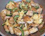 ヘルシー☆鶏むね肉のゴーヤチャンプルー作り方8写真