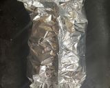 つくねバーグ　ふわふわホイル包み作り方7写真