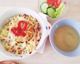 コロッケでリメイクミートドリア☆作り方4写真