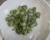 5分で作れる！オクラと昆布のおかか和え作り方1写真