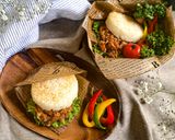 63℃ プルドポークのライスバーガー弁当作り方19写真