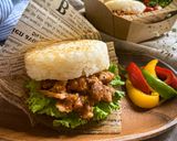 63℃ プルドポークのライスバーガー弁当作り方17写真