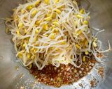 豆もやしのナムル。長ネギが味のポイントっ作り方4写真
