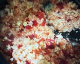 簡単ヘルシー　ビーツと豆腐の炊き込みご飯作り方13写真