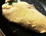 鶏胸肉のモロヘイヤ巻きオイマヨ胡麻ソース作り方11写真