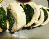 鶏胸肉のモロヘイヤ巻きオイマヨ胡麻ソース作り方13写真